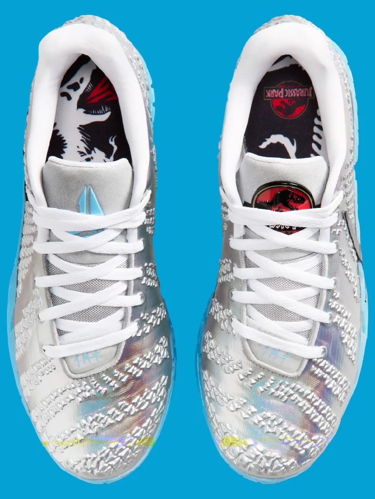 Retailer Look: Jurassic Park x Nike Ja 3 “Metallic Silver” 🦖 The