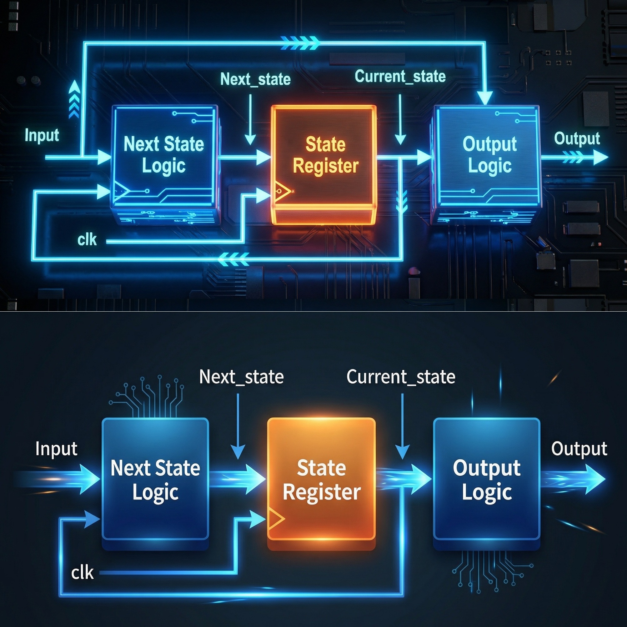 VLSI VFAST VN - Sự khác nhau giữa Mealy và Moore FSM trong... | Facebook