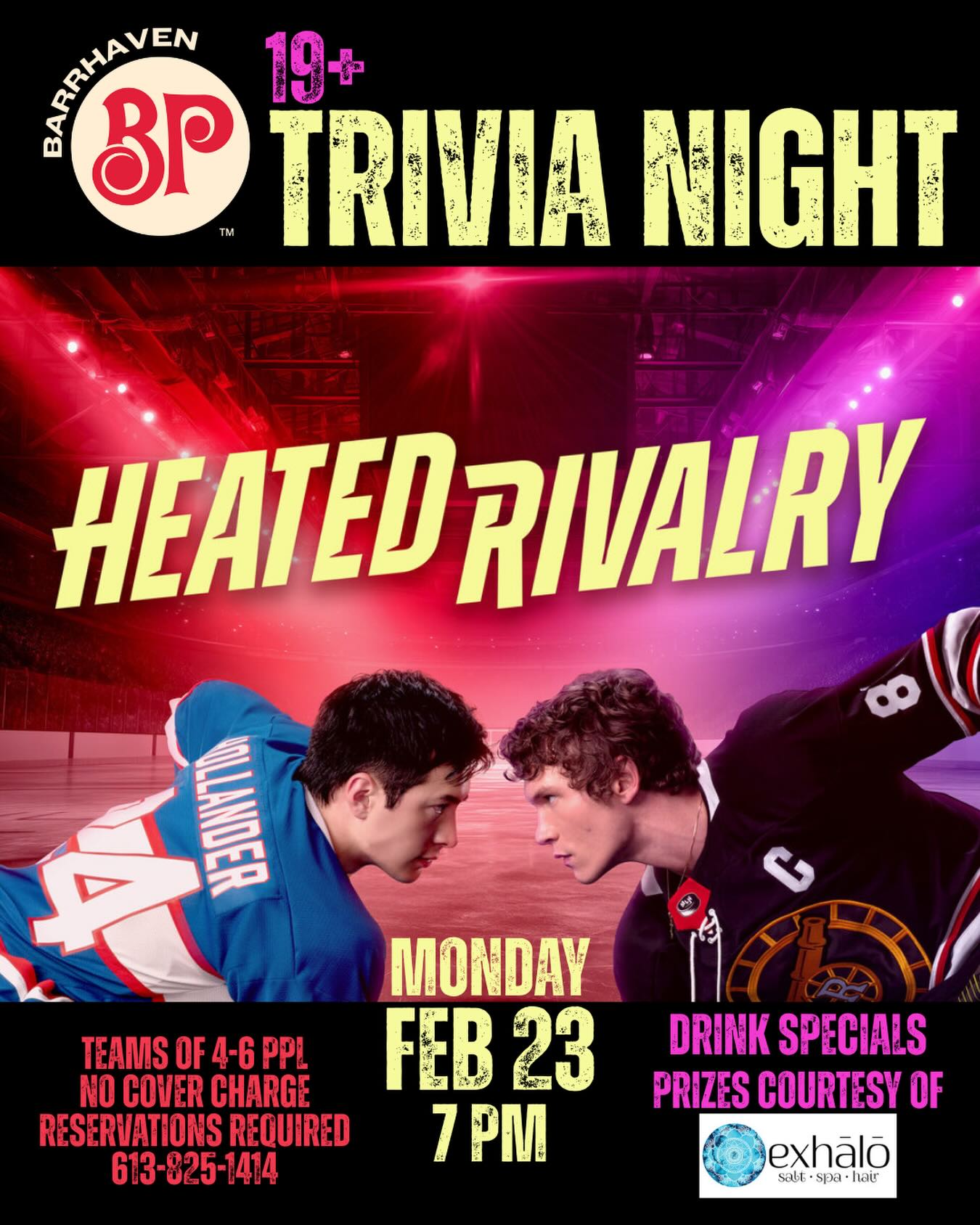 Boston Pizza - 🔥🏒 HEATED RIVALRY TRIVIA NIGHT 🏒🔥 Enemies.... | Facebook