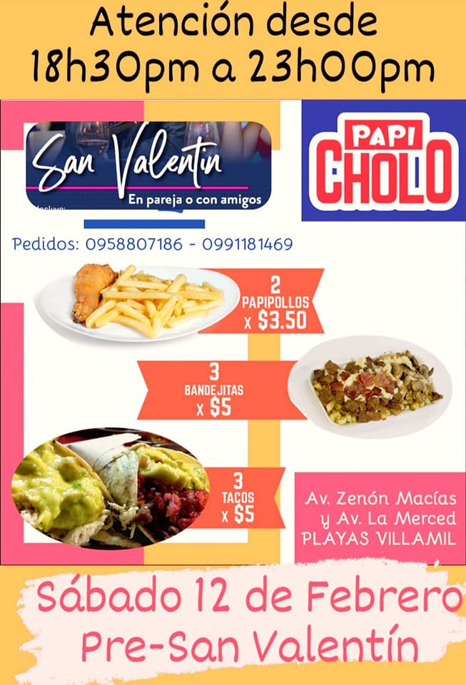 Hoy celebramos Pre-San Valentín... - Restaurante Papi Cholo | Facebook
