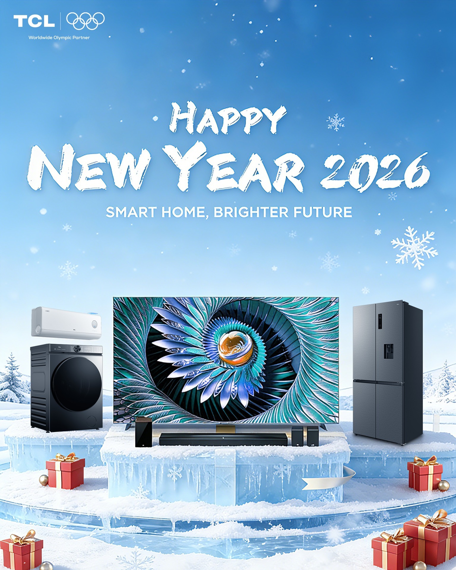 TCL Electronics - Welcome to 2026 with TCL! 🥂 As the clock... | Facebook