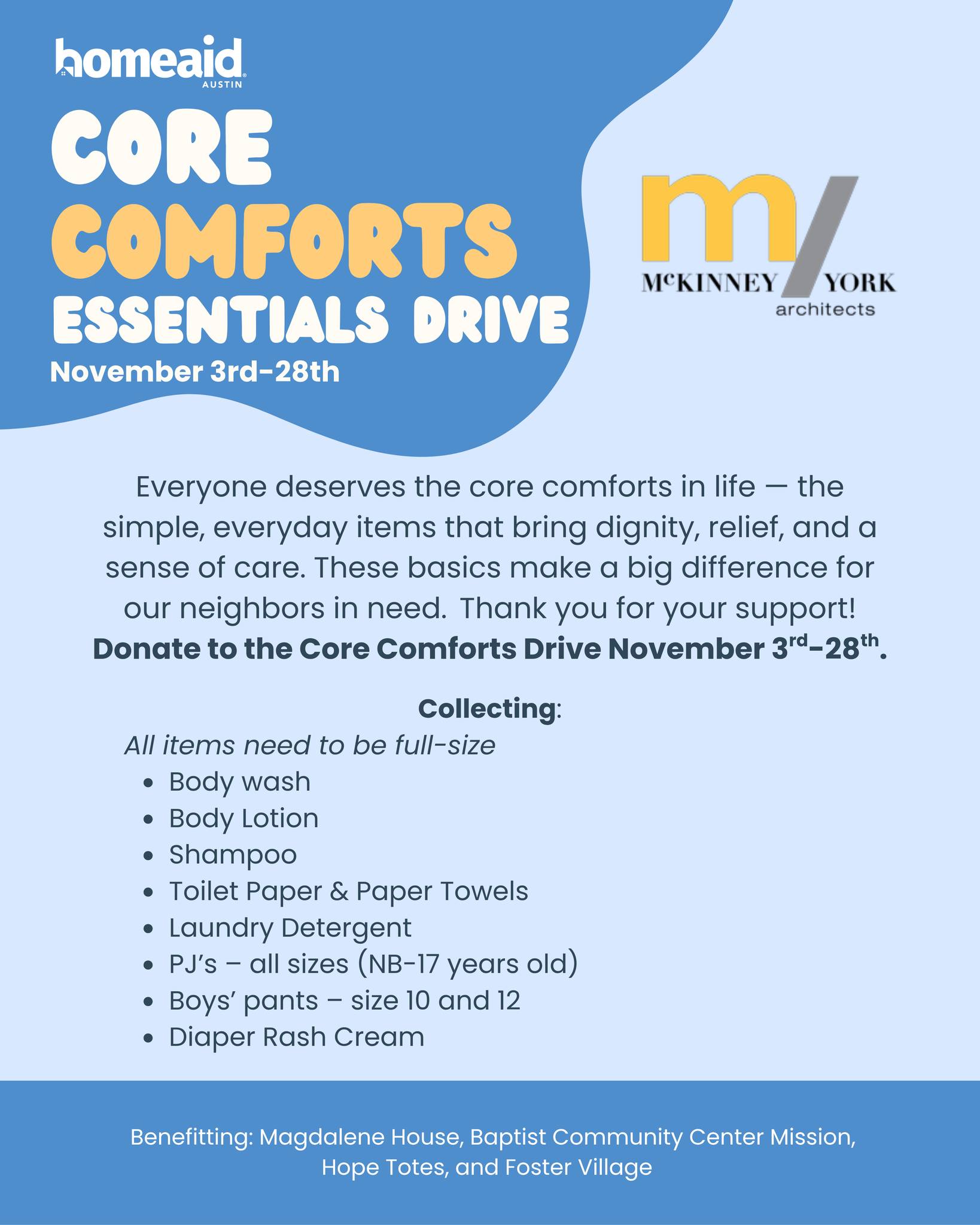 McKinney - We’re proud to partner with HomeAid Austin for this year’s ...
