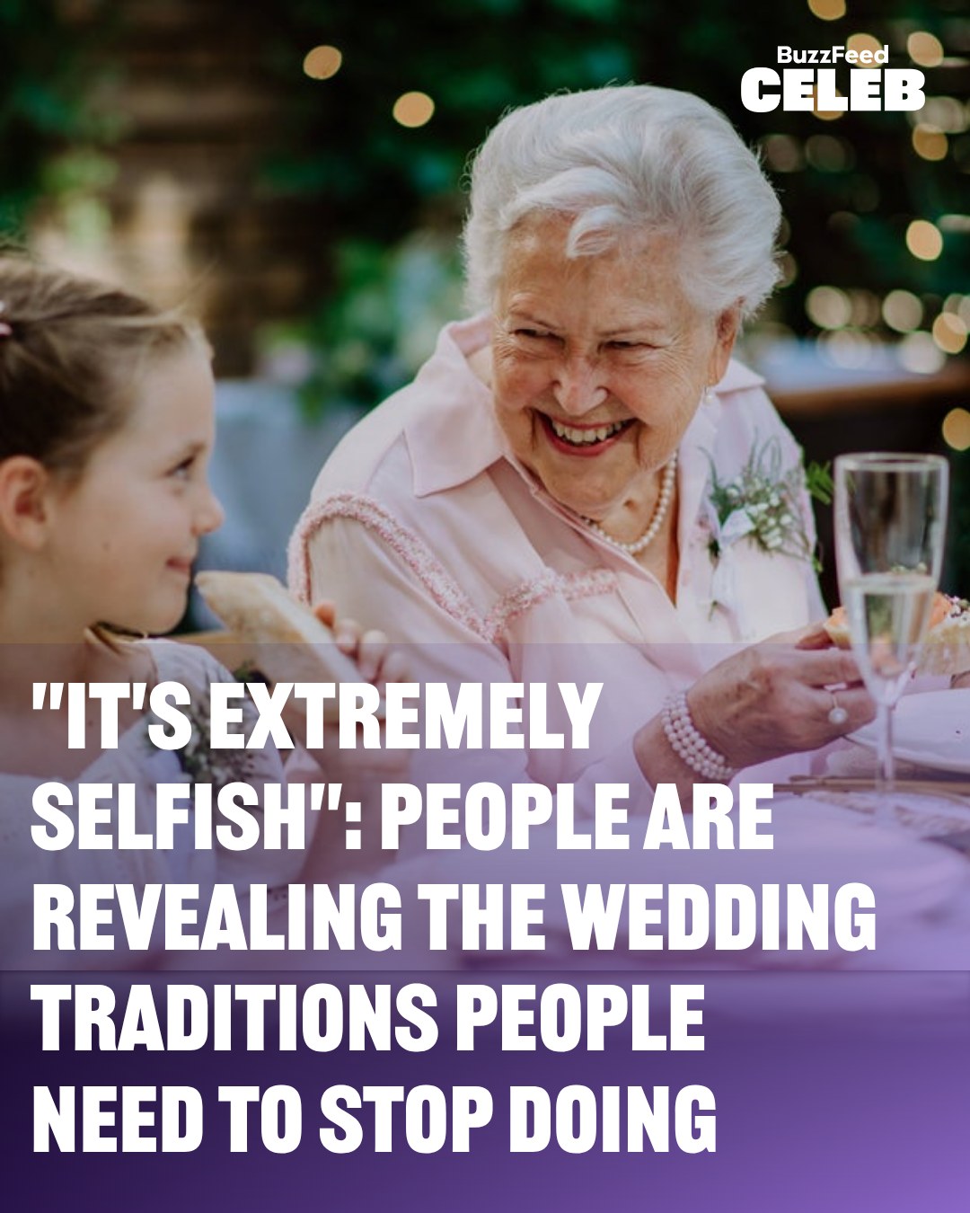It's impossible to please every wedding guest, and these opinionated folks aren't afraid to speak their minds. Read more: https://www.buzzfeed .com/gabriellelafrank/people-share-controversial-wedding-opinions?ref=bffbbuzzfeedceleb&utm_source 