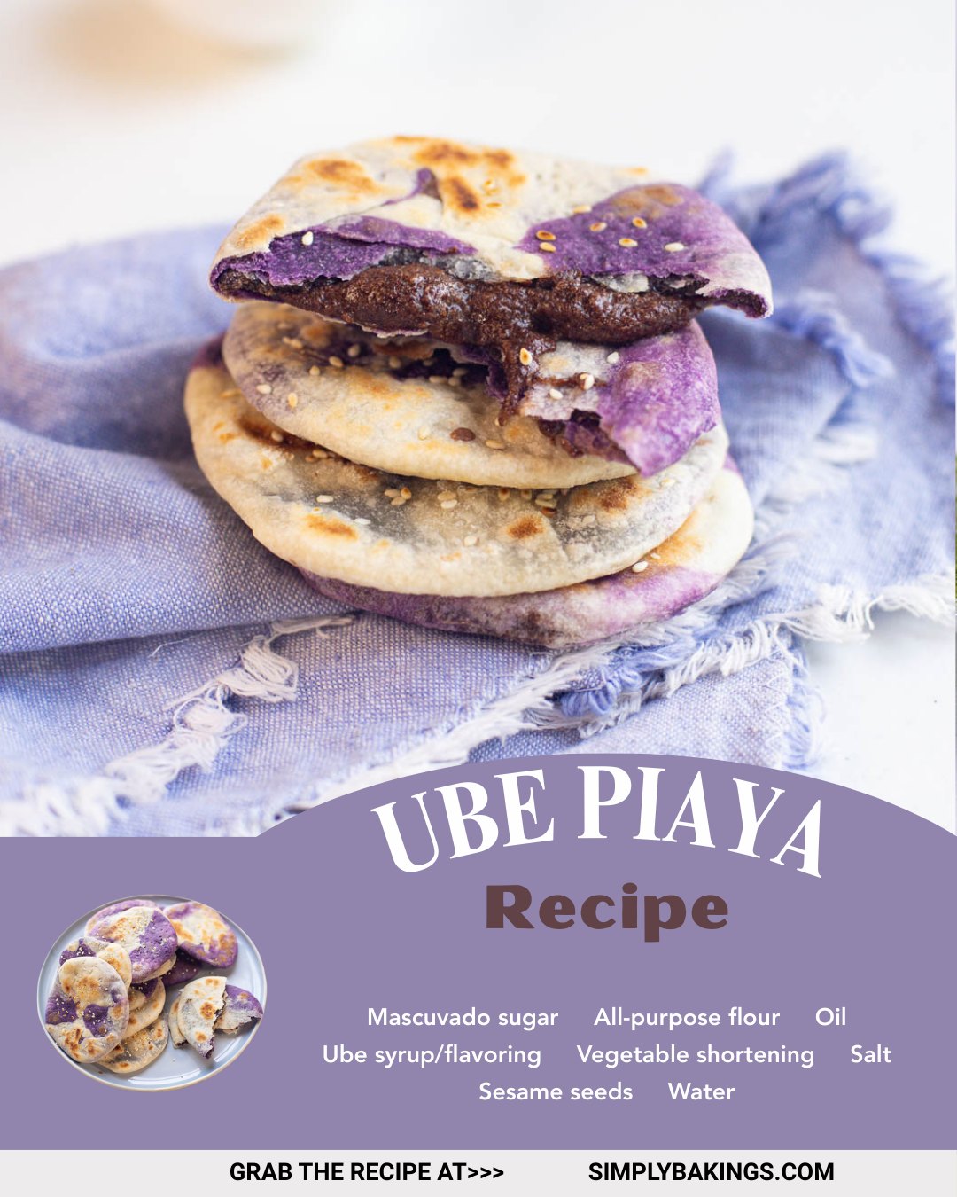 Simply - NEW RECIPE: Piaya Recipe We just shared a brand-new Piaya ...