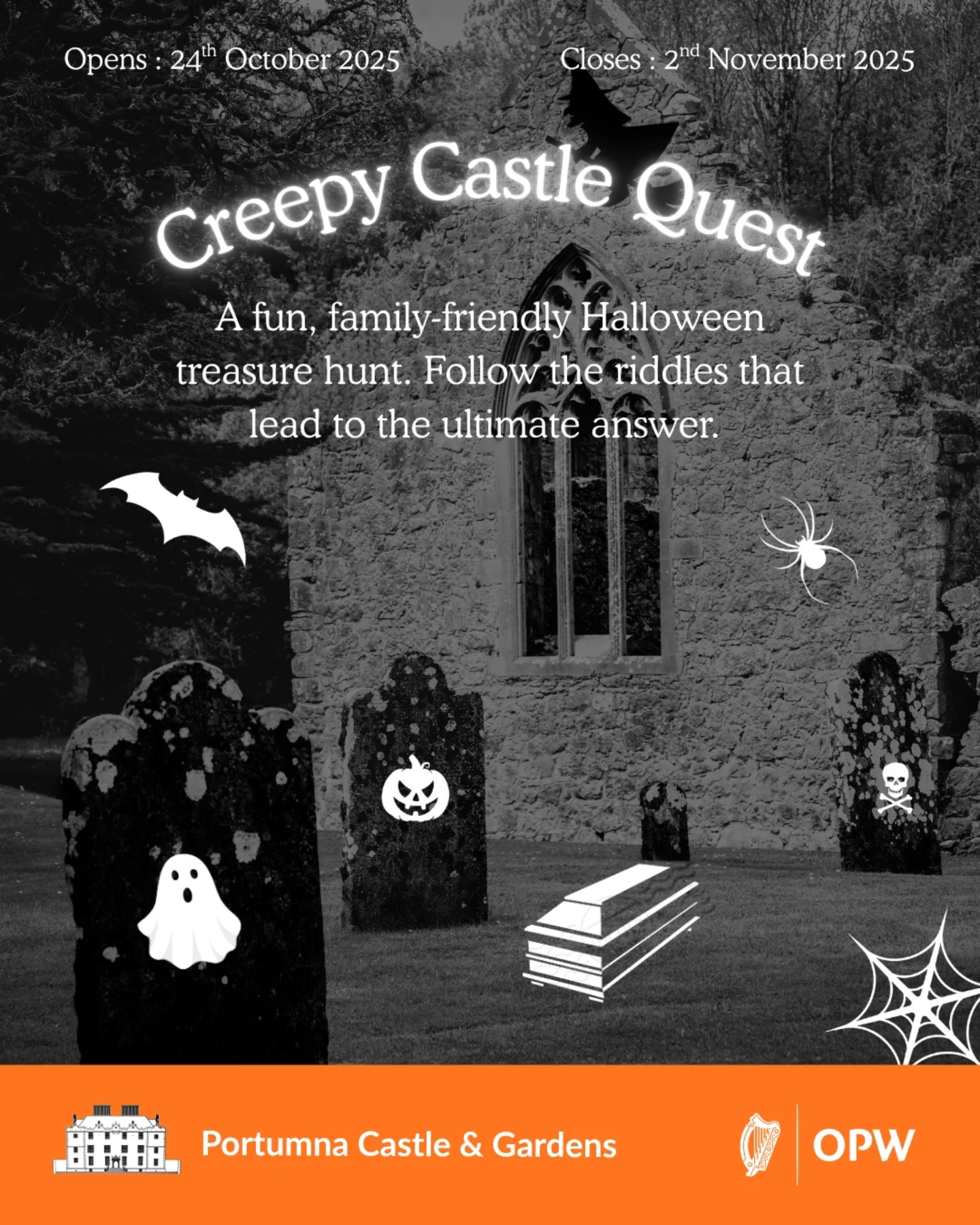Portumna - 🔍 Creepy Castle Quest is a fun family-friendly Halloween ...
