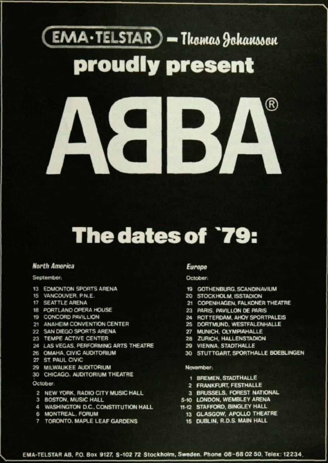 ABBA fan shares 1979 concert experience and Voyage show plans