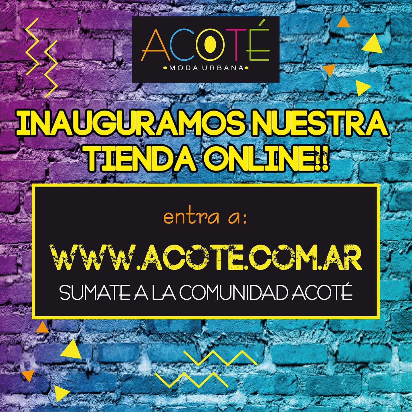 Ya inauguramos nuestra Tienda... - Acoté Moda Urbana | Facebook