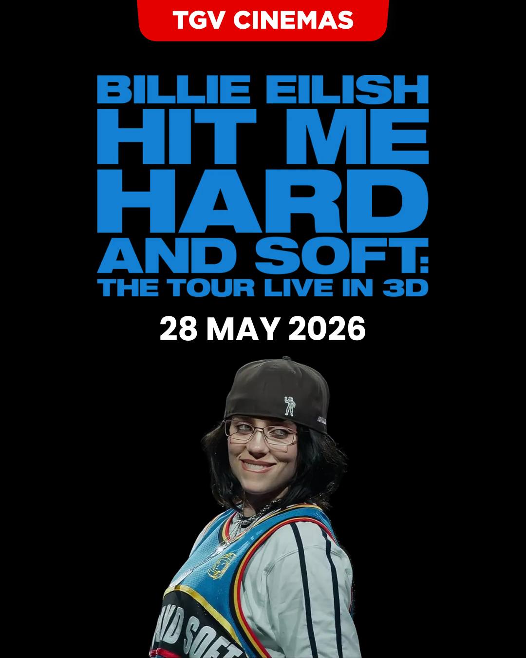 NEW POSTER for BILLIE EILISH – HIT ME HARD AND SOFT: THE TOUR