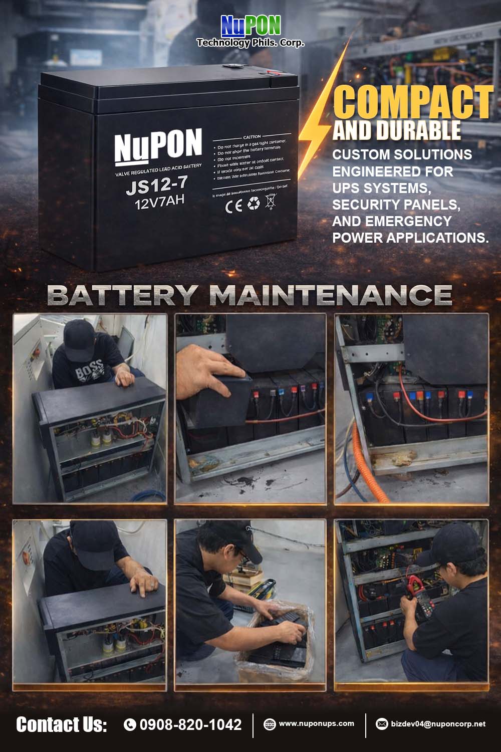 NUPON - ⚡ Another successful UPS Battery Replacement in Calamba City ...