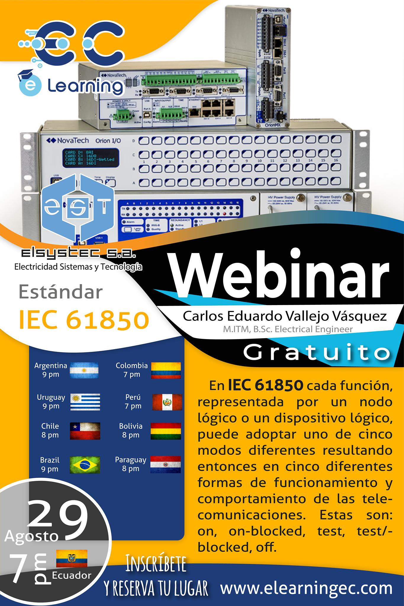 EC Elearning - Ya conoces que es el Estándar IEC 61850??... | Facebook