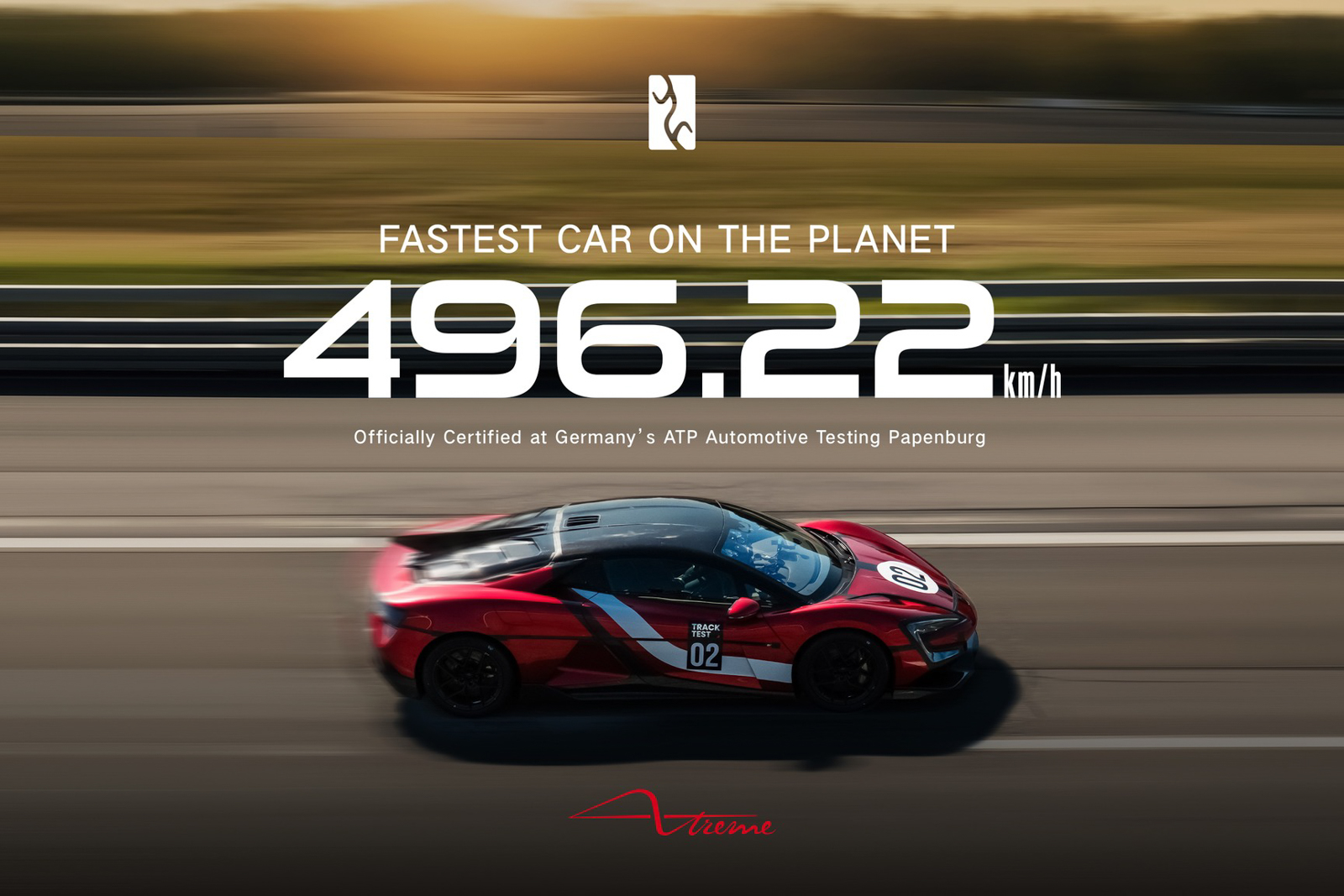 FASTEST CAR ON THE PLANET 496.22 km/h! A moment that makes history