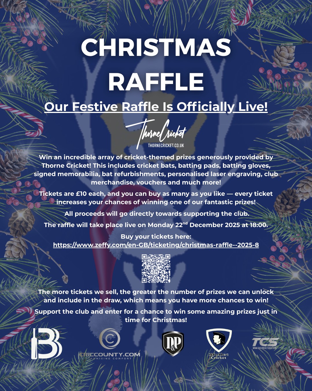 Chingford - 🎄🏏 Chingford CC Christmas Raffle – Now Live! 🎁 We’re ...
