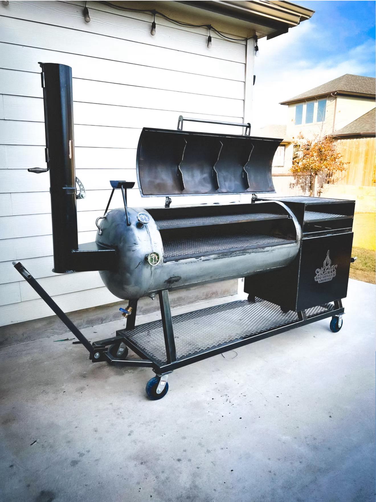 Shegaa's - Perfect backyarder!! Caliber Model 🔥 100 gallon smoker ...