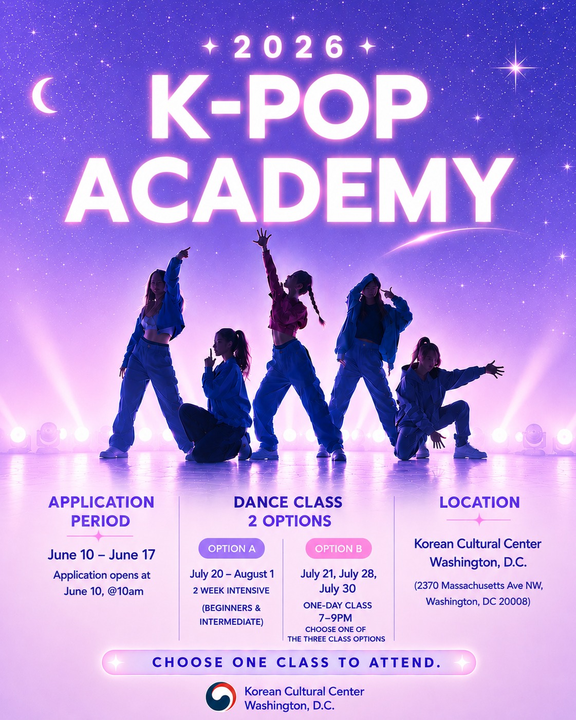 Korean - ✨ 2026 K-POP Academy is Back! ✨ ⚠️ Applicants may