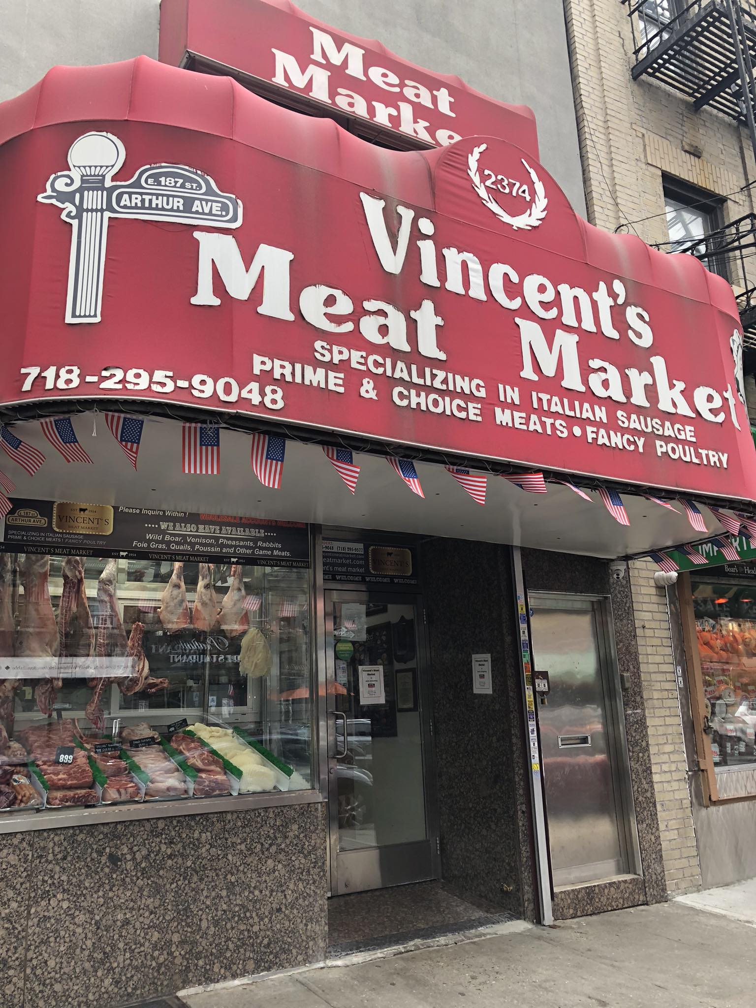 Since 1954 Vincent's Meat Market has specialized in prime meats