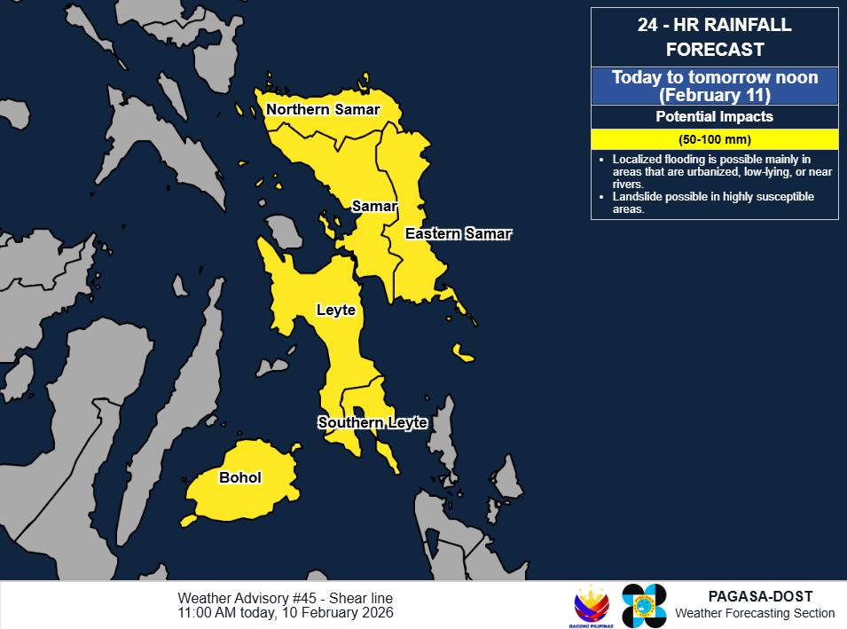 GMA News - LOOK: PAGASA’s heavy rainfall outlook for... | Facebook