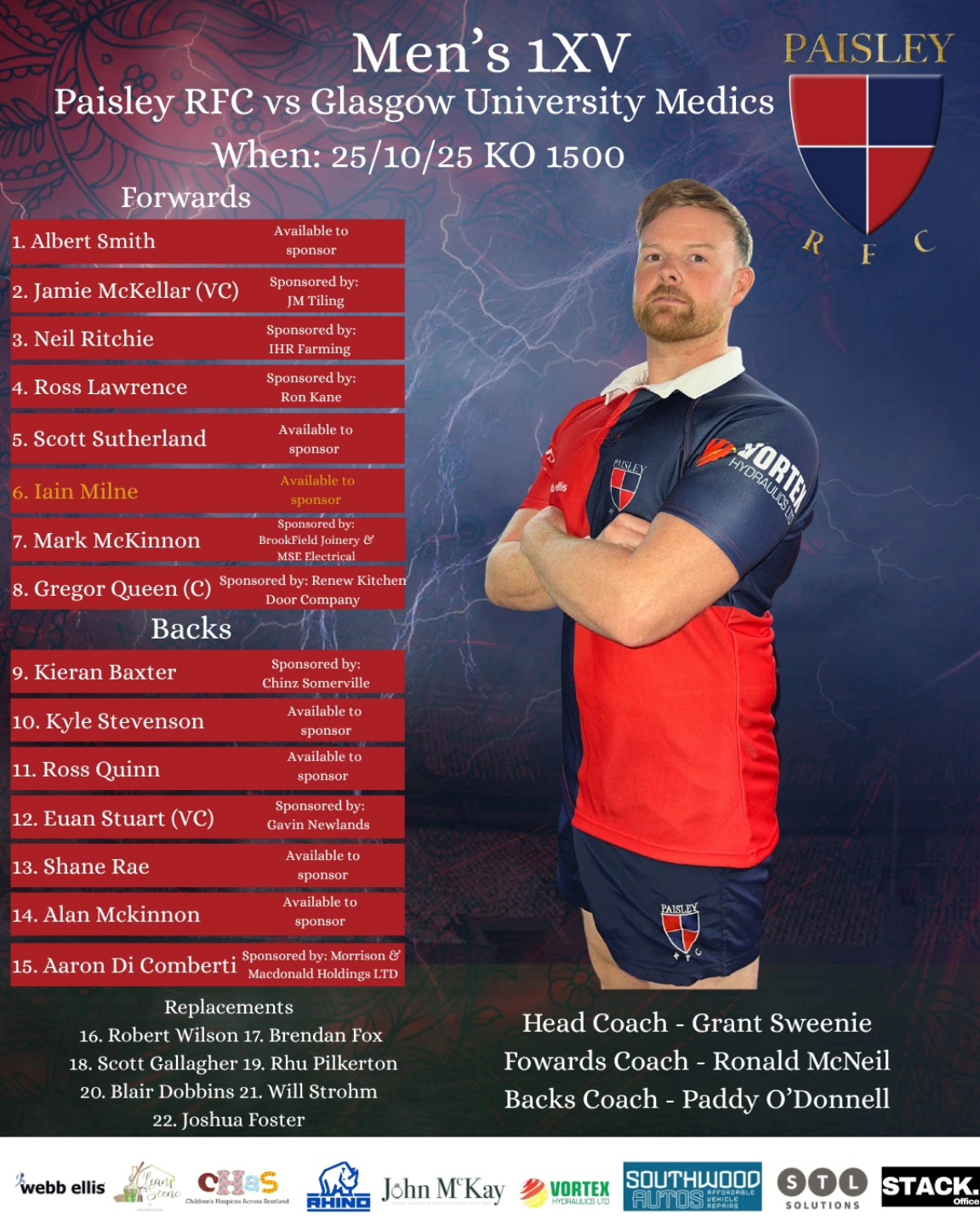Paisley - Your Paisley Squad is locked in for today's clash with ...