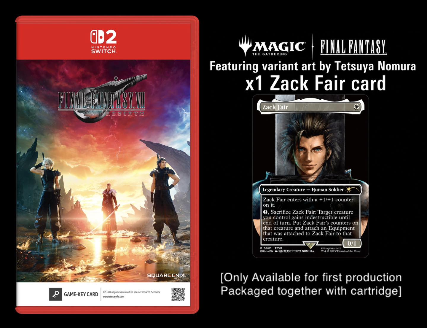 NS2】FINAL FANTASY VII REBIRTH ➕ Pre-order Incentive* ✨Pre-order