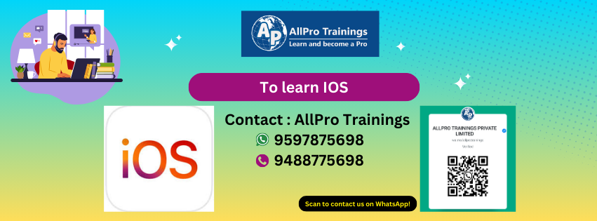 IOS Trainings | IOS Jobs | IOS Learnings | AllPro | Facebook