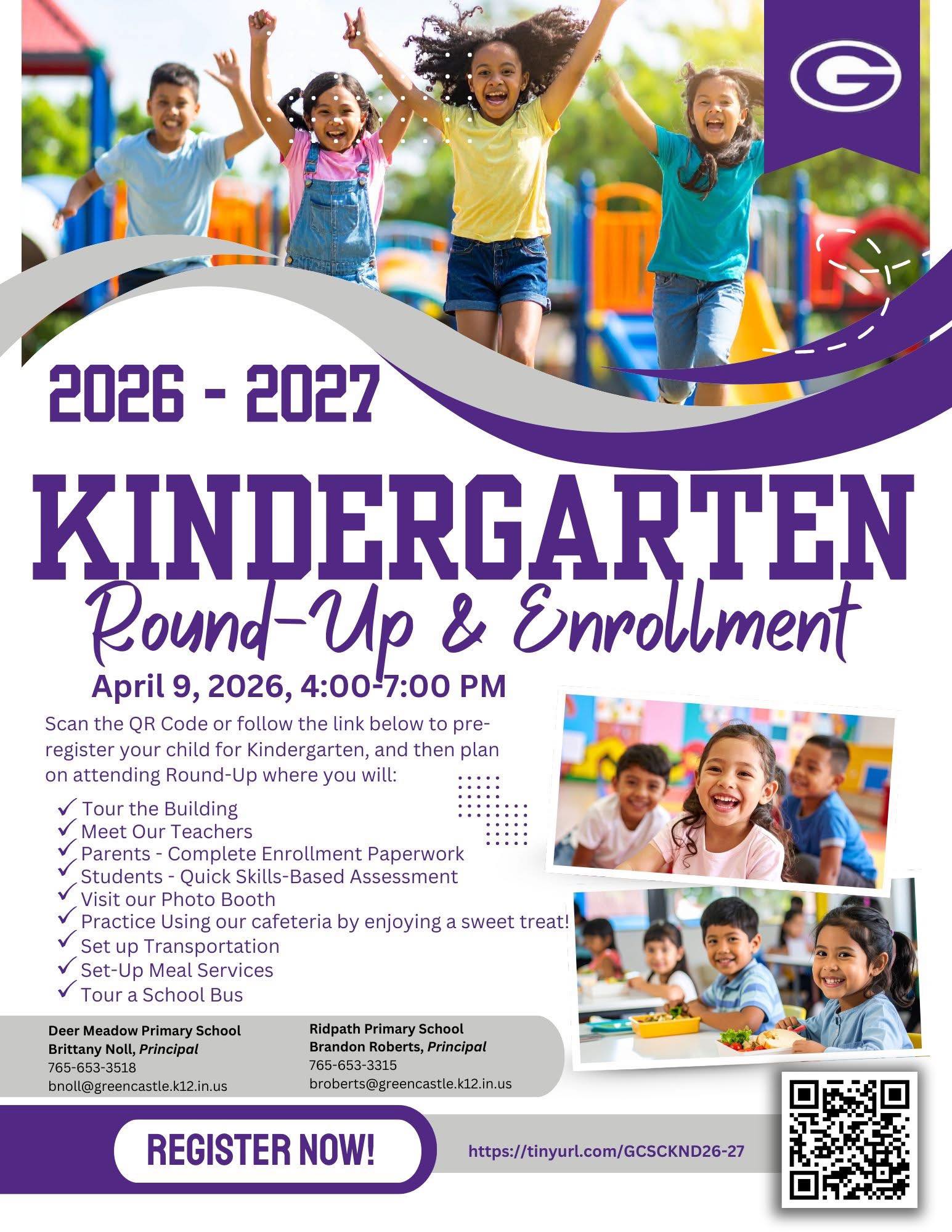 Ridpath - Kindergarten enrollment for the 2026 - 2027 school year is ...