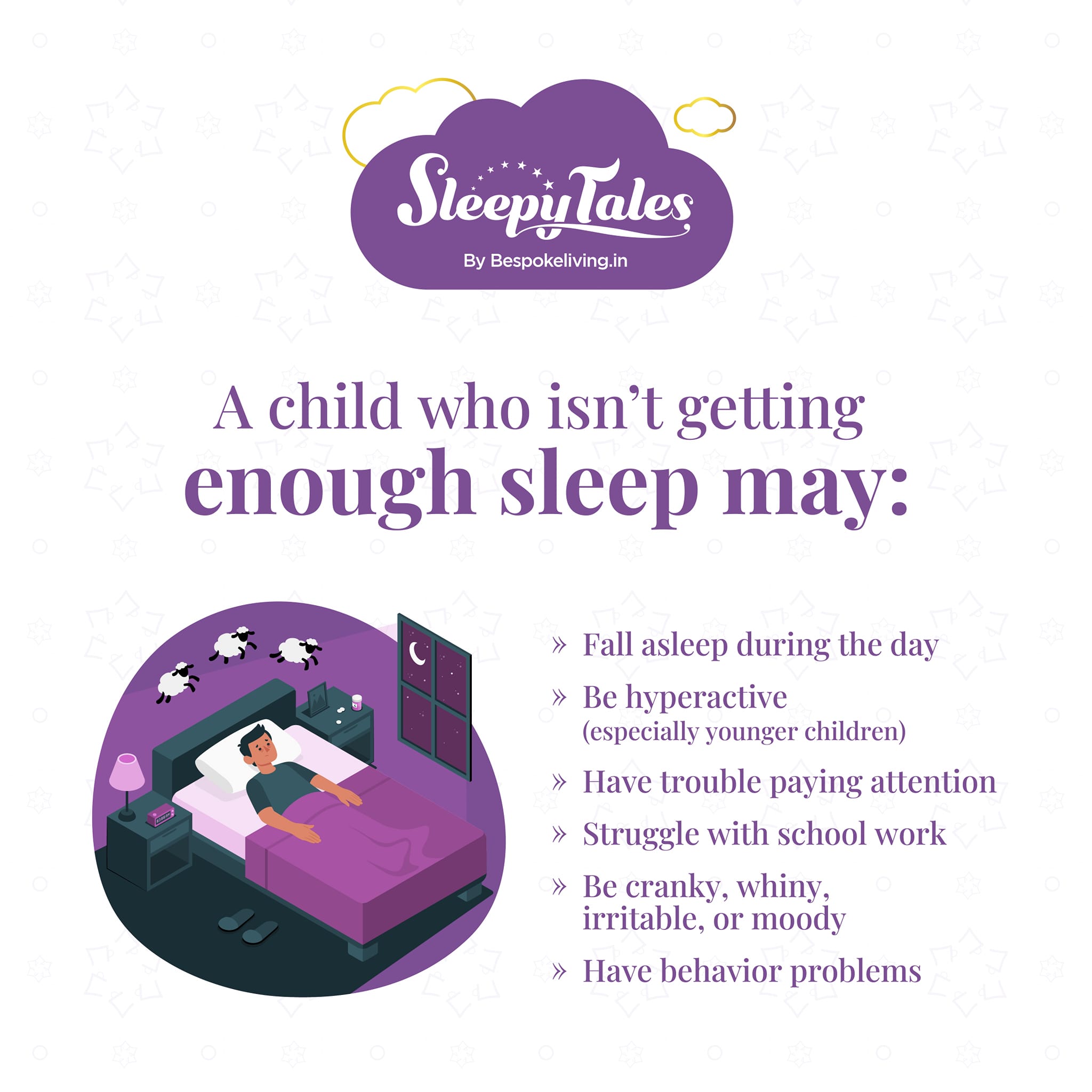 Getting your kids to sleep soundly ⏰ is... - Bespokeliving.in - Tips For Kids To Sleep Soundly