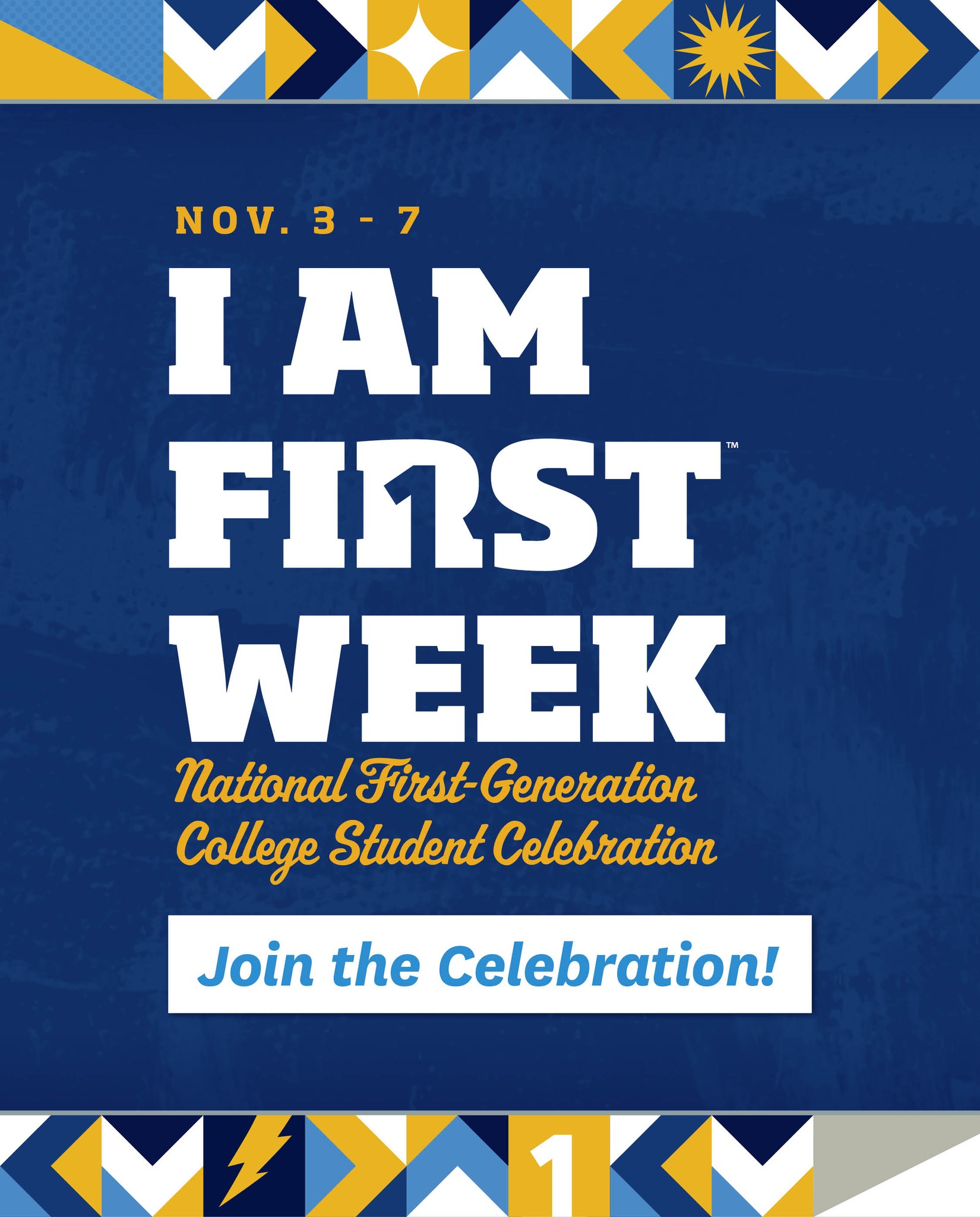 🎓💙 I AM FIRST WEEK | Nov.... - Kent State University at Stark | Facebook
