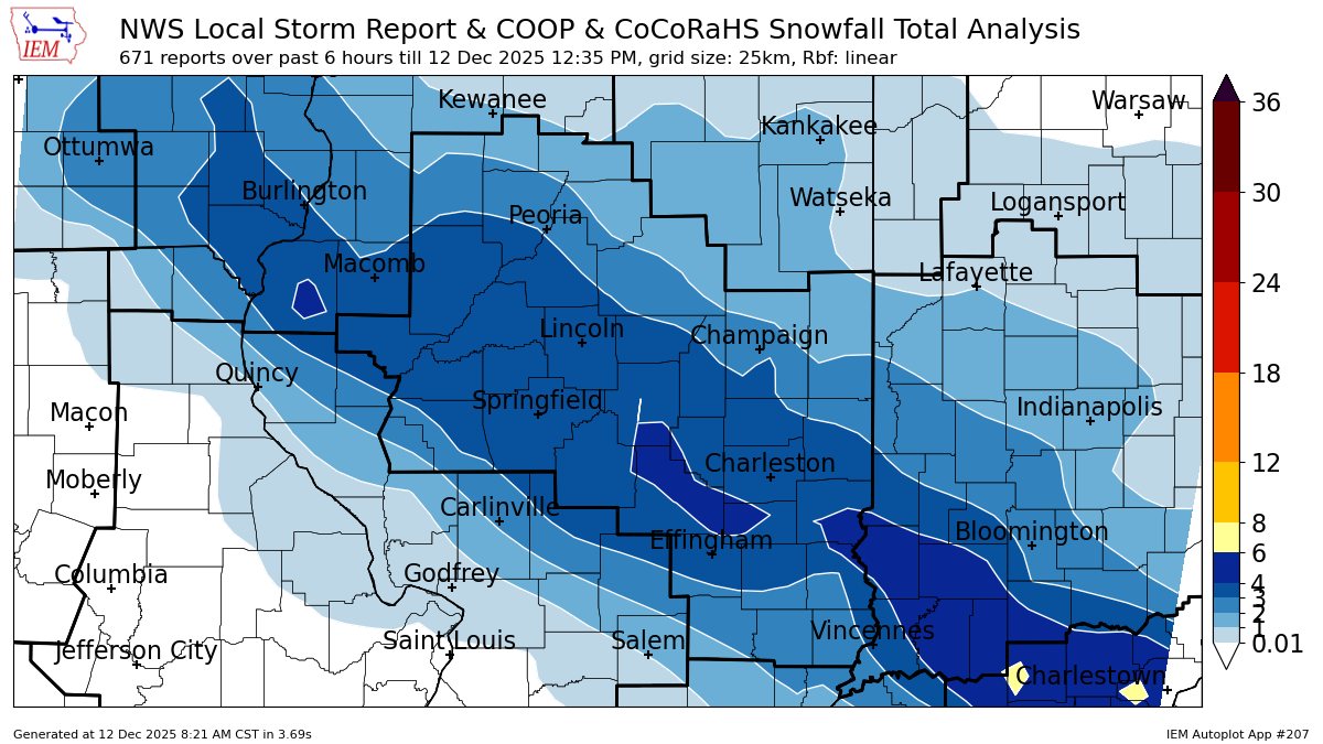There was a widespread 2-4... - Meteorologist Chris Yates | Facebook