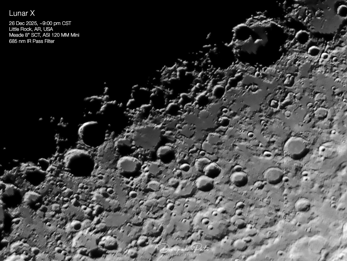 Welostinplaces - Lunar X. Lunar X, also called the Werner X, is not a ...