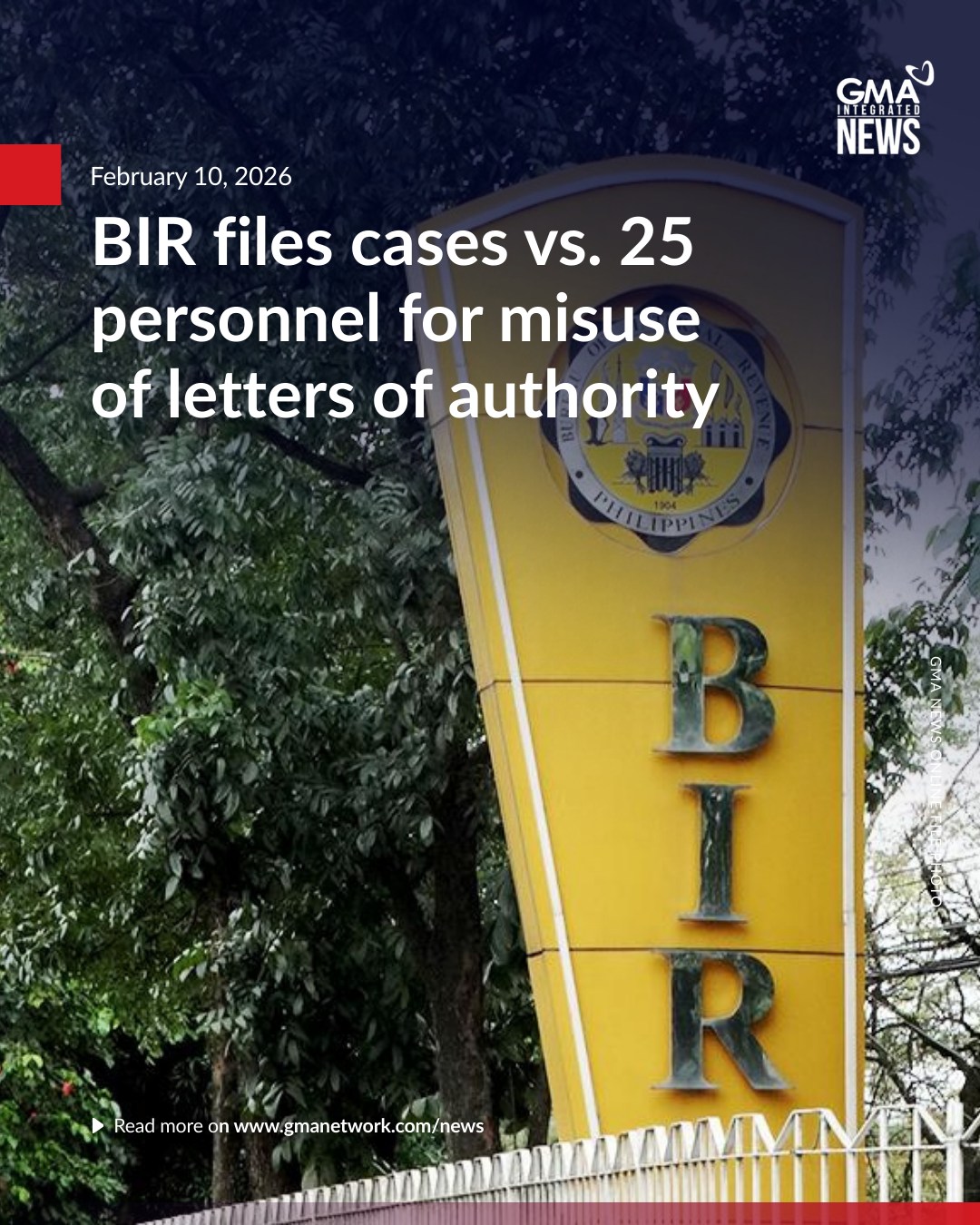 GMA News - The Bureau of Internal Revenue (BIR) said on... | Facebook
