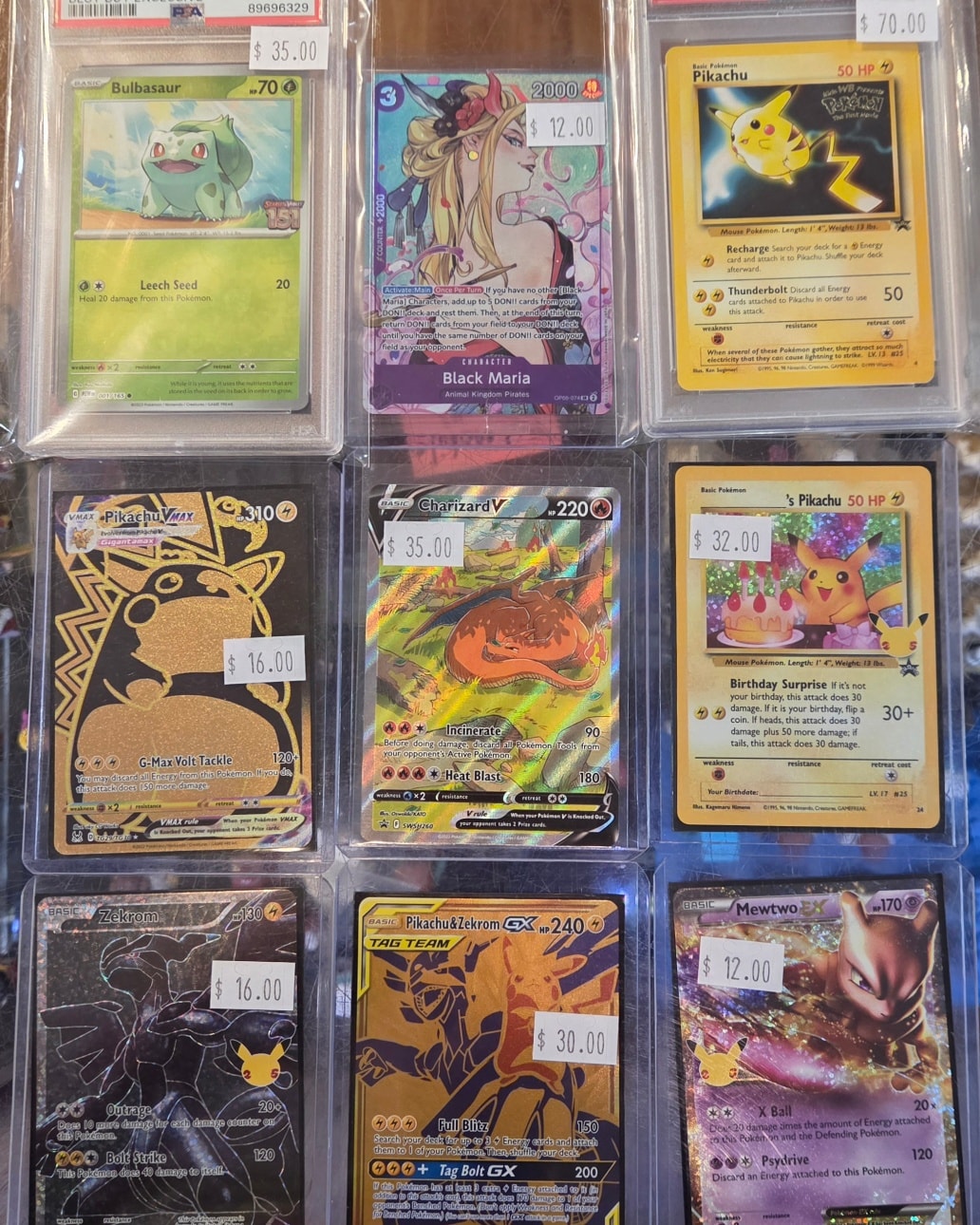 A few nice Pokemon cards in on trade.