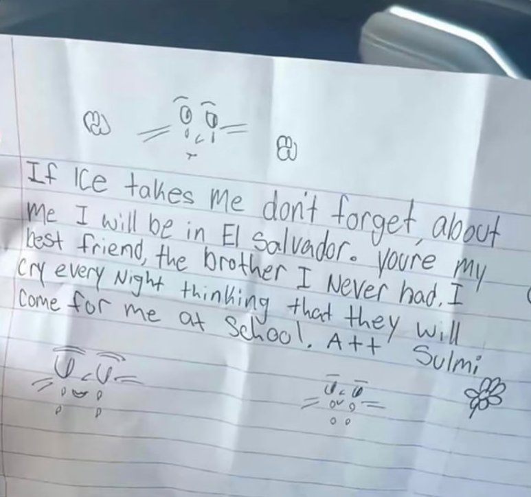 A note from a scared child to his... - Occupy Democrats | Facebook