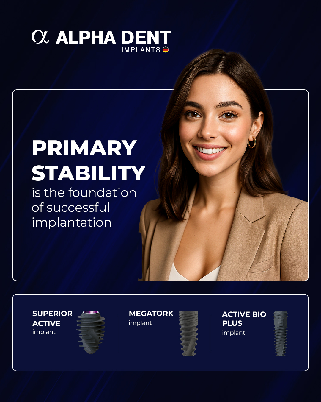 Alpha - 🦷 Primary Stability — the Foundation of Successful Implantation ...
