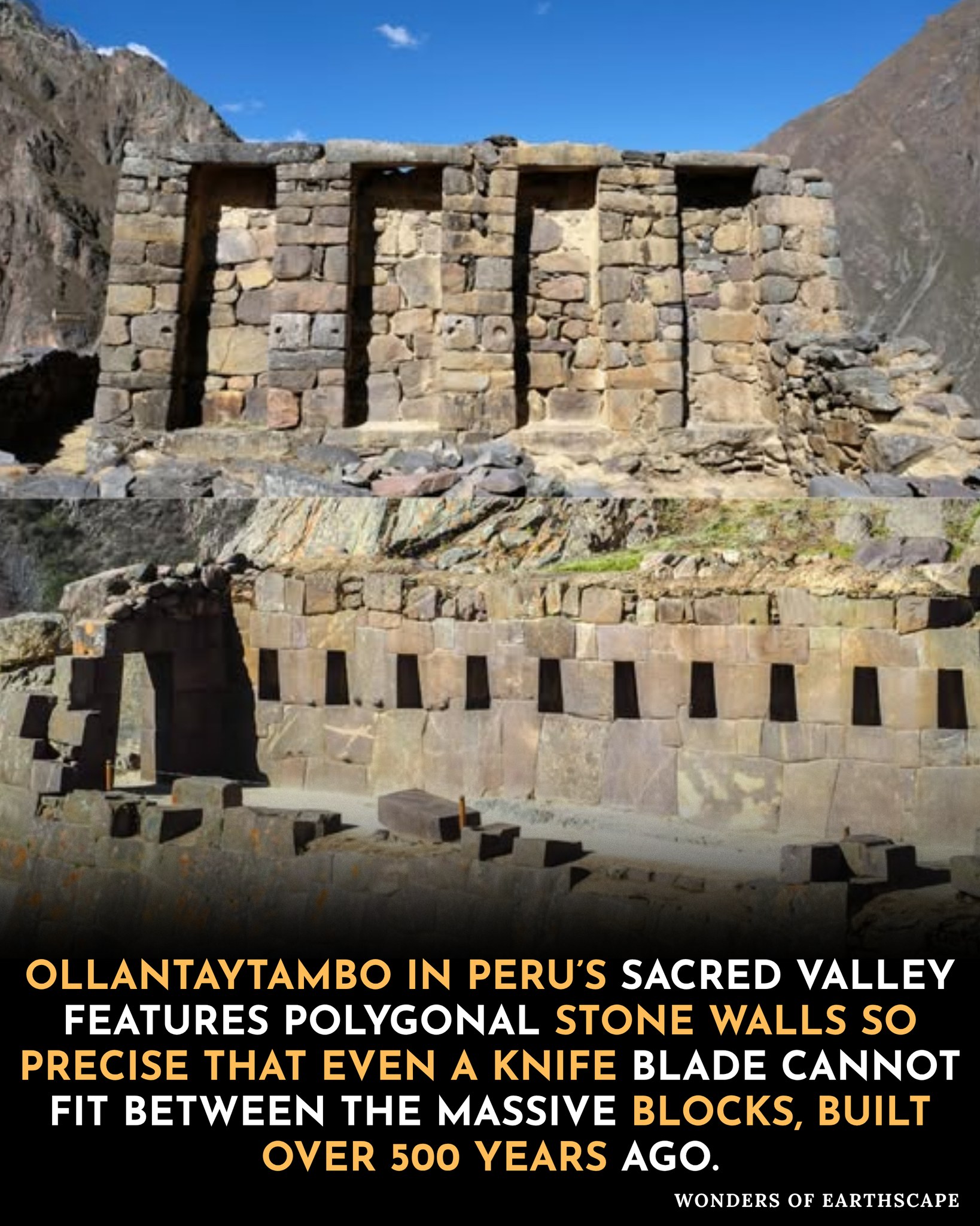 Wonders - This Inca fortress and ceremonial center showcases ...