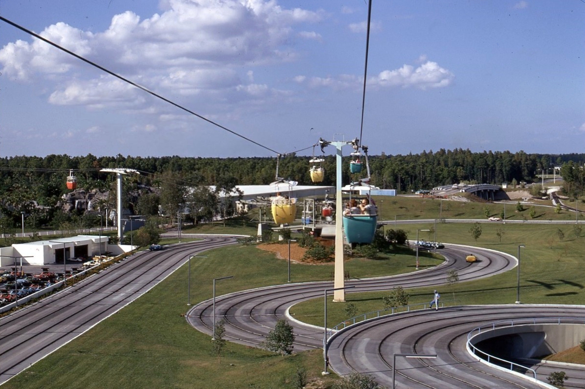 Widen - Skyway & Grand Prix Raceway, Magic Kingdom, WDW, c. 1972 Also ...