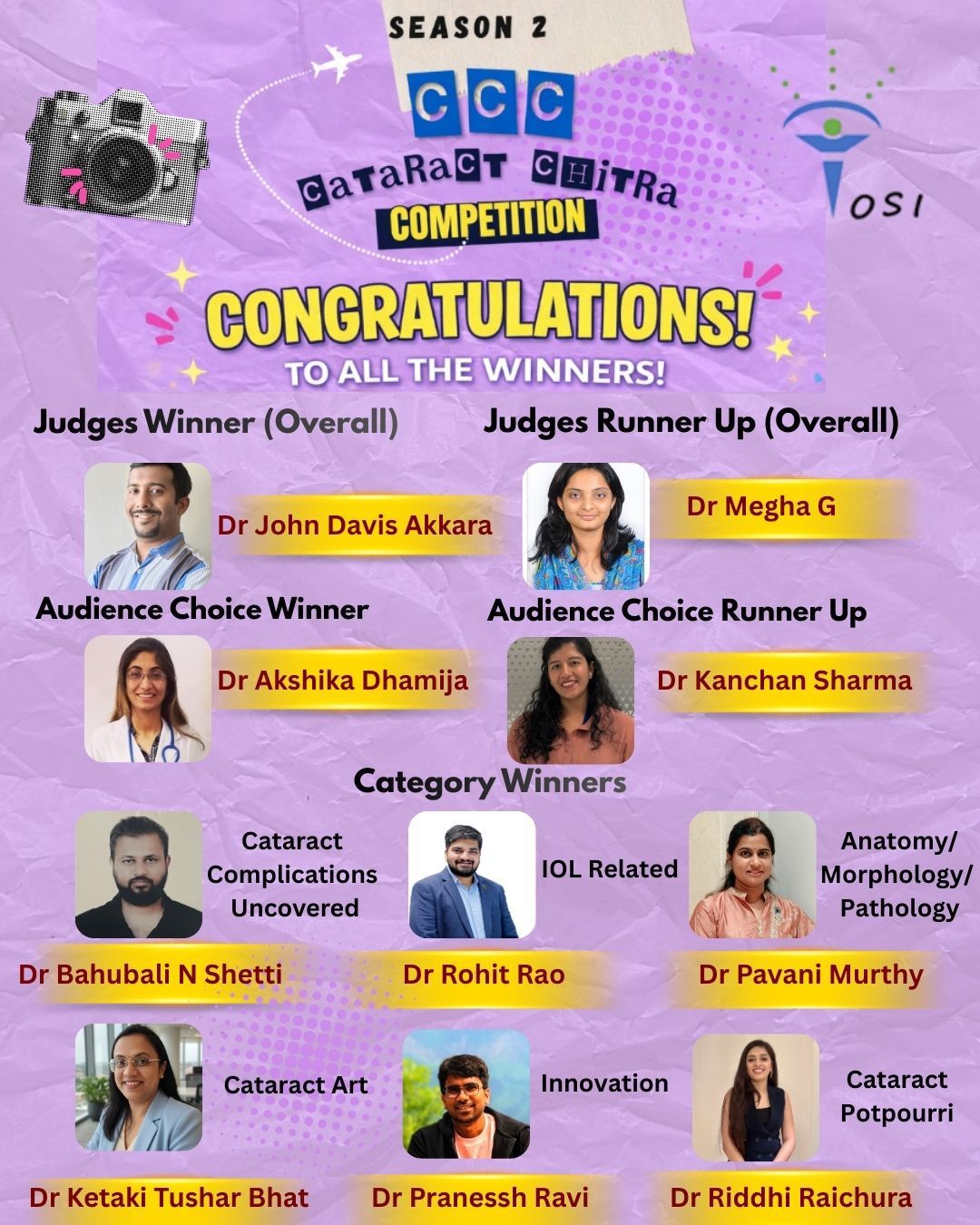 Congratulat... - YOSI Young Ophthalmologists Society of India | Facebook