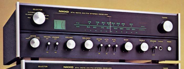 NIKKO STA-8010 (1970) AM-FM Stereo Receiver