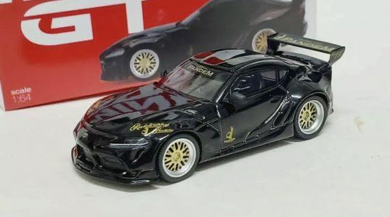 UNSEALED] MINI GT Pandem Toyota GR Supra Black Hong Kong Sinopec