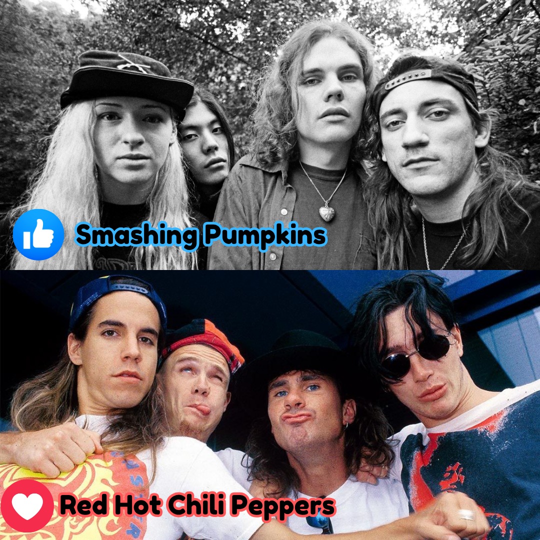 Red Hot Chili Peppers and Smashing Pumpkins