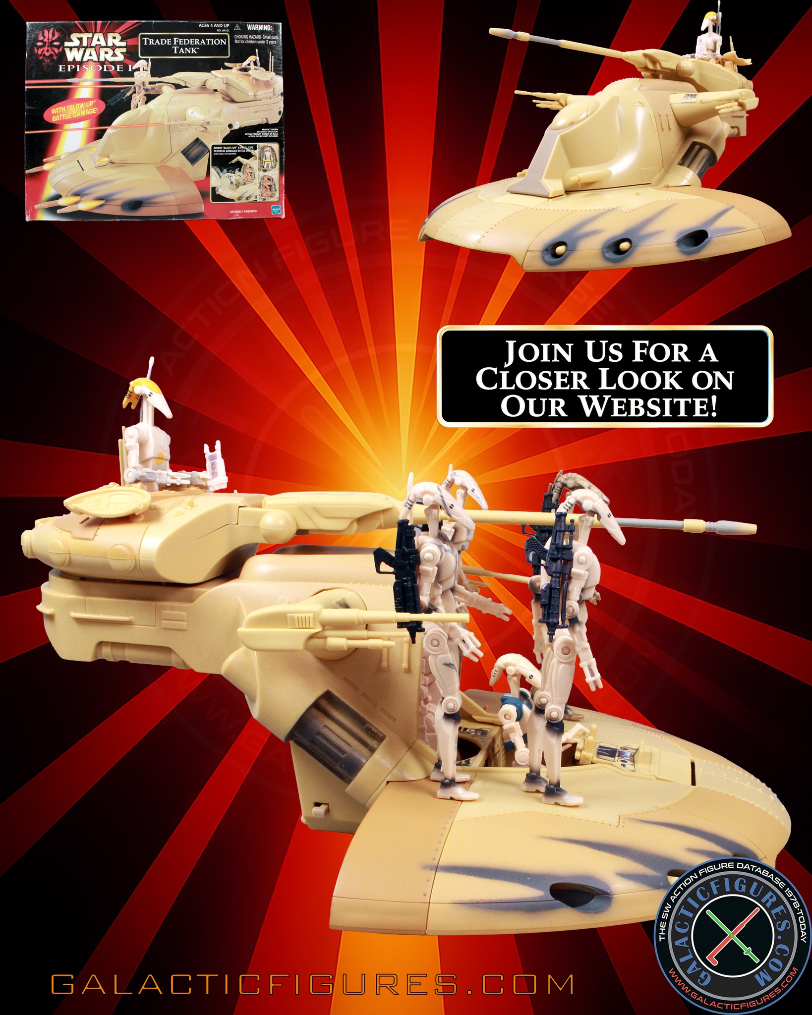 スターウォーズ Episode1 Trade Federation Tank Today we are taking a look at the Star Wars: Episode 1 Trade