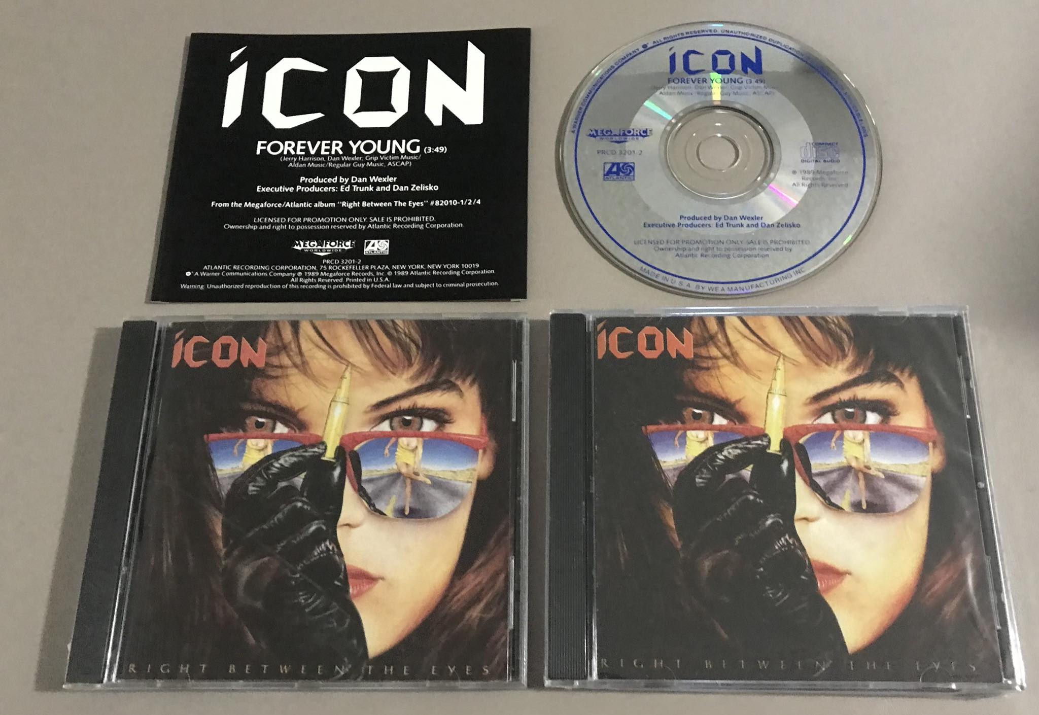 Icon's album Right Between the Eyes turns 36