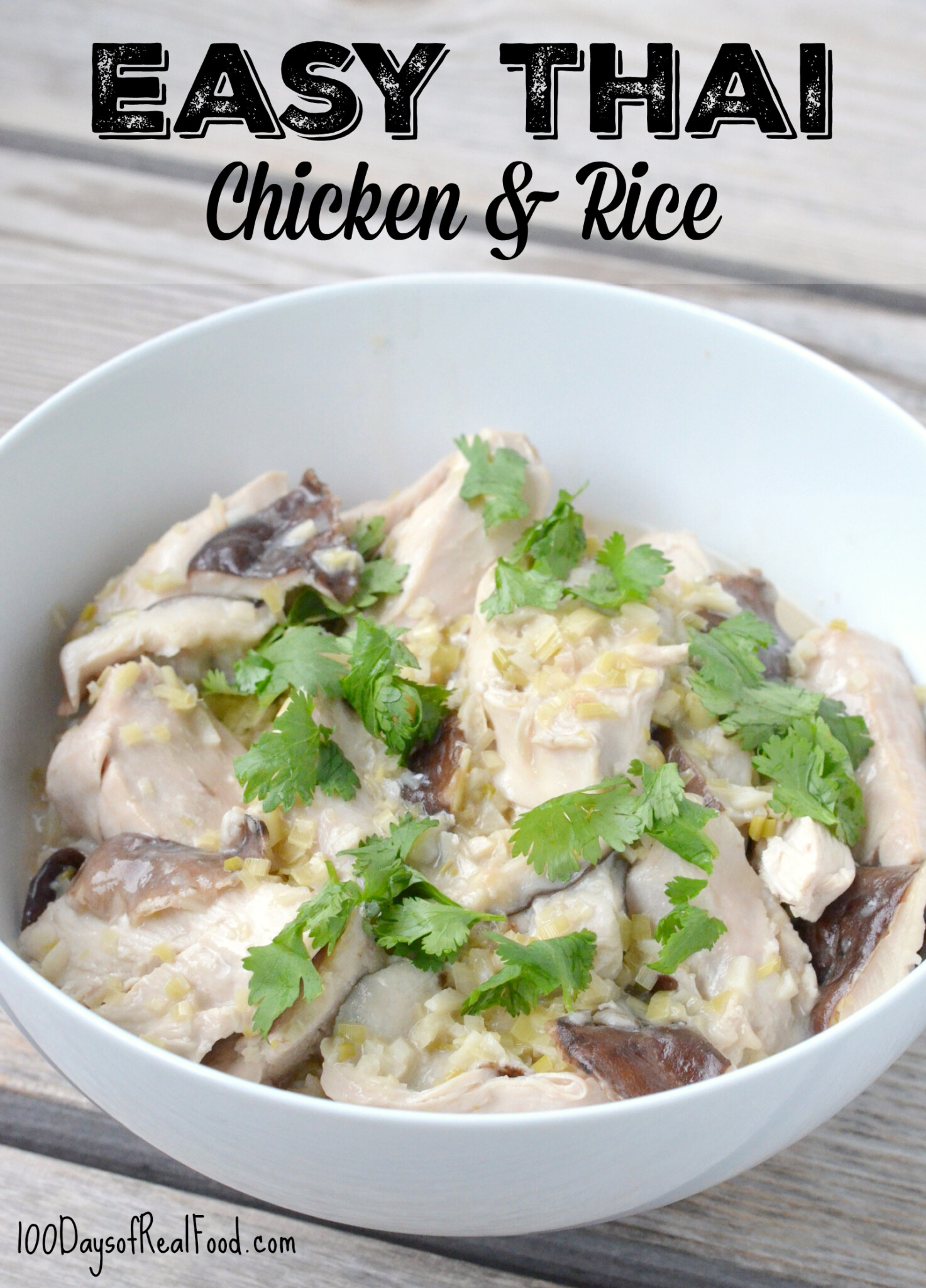 100 - Comment RECIPE for the full recipe! This Easy Thai Chicken & Rice ...