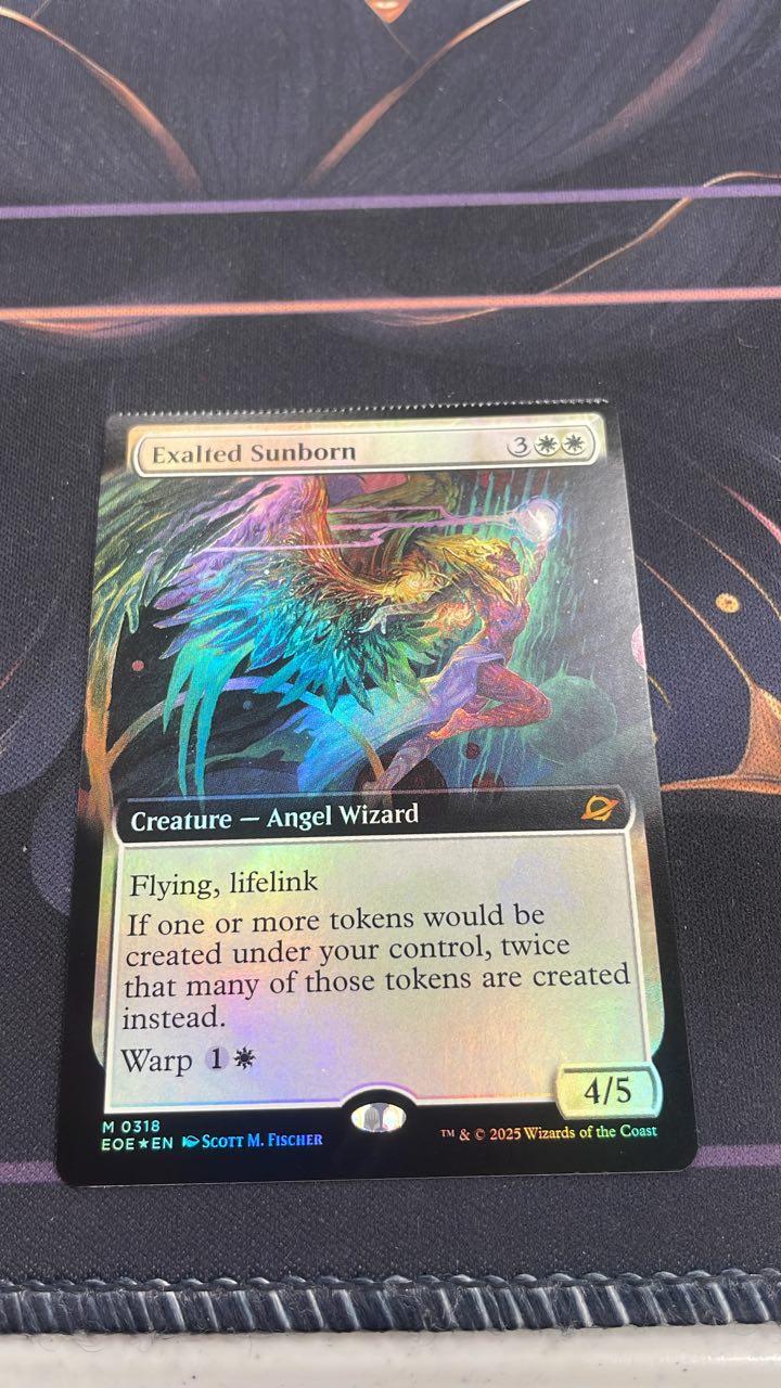 Exalted sunborn card found in magic game