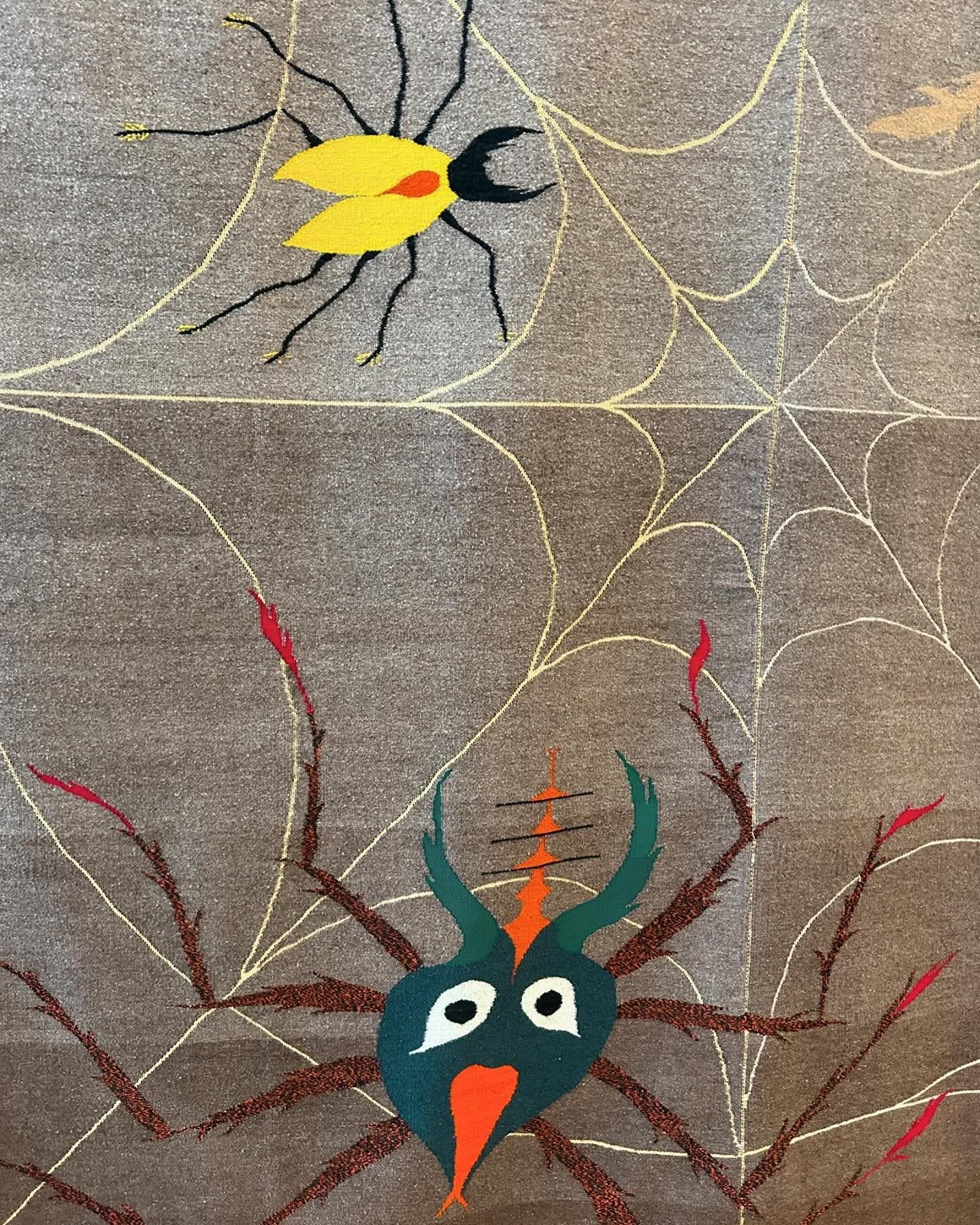 Leonora Carrington Spiderweb (detail). 1948. A fabulous tapestry 