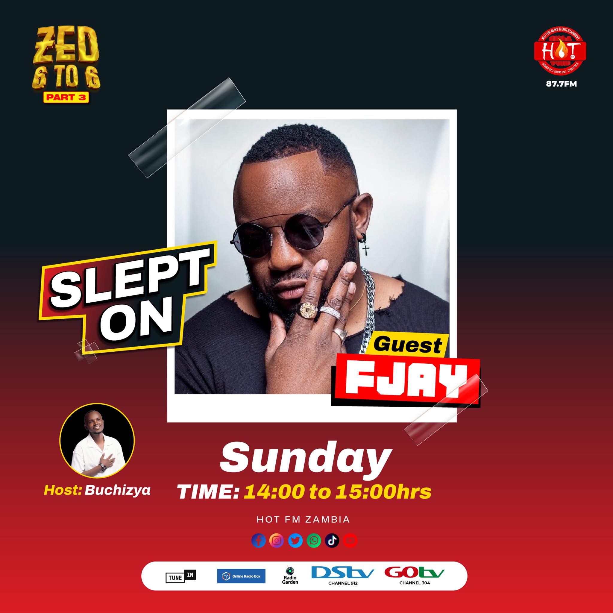 Which song by FJay, the king of RNB, do you think has been slept 