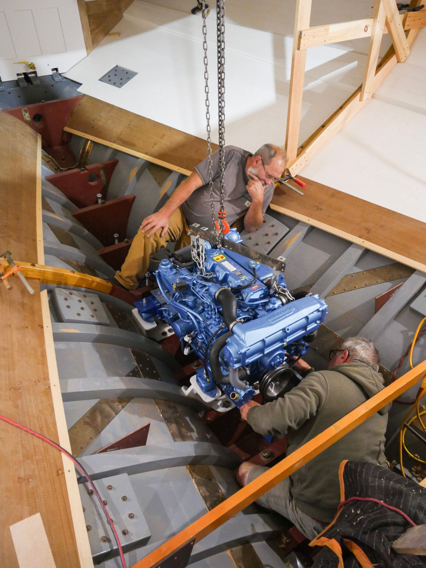 Snediker - Fitting engine on new engine beds | Facebook