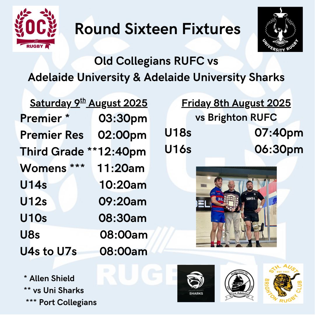 Old Collegians Rugby Club... - Old Collegians Rugby Club