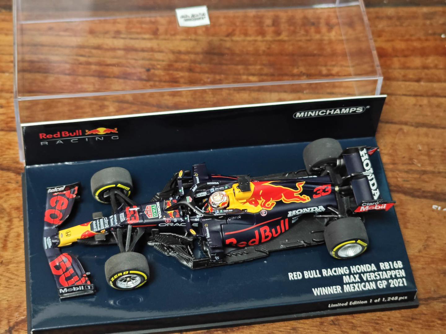Minichamps 1/43 2021 Mexico Red Bull RB16B #33 Max Verstappen