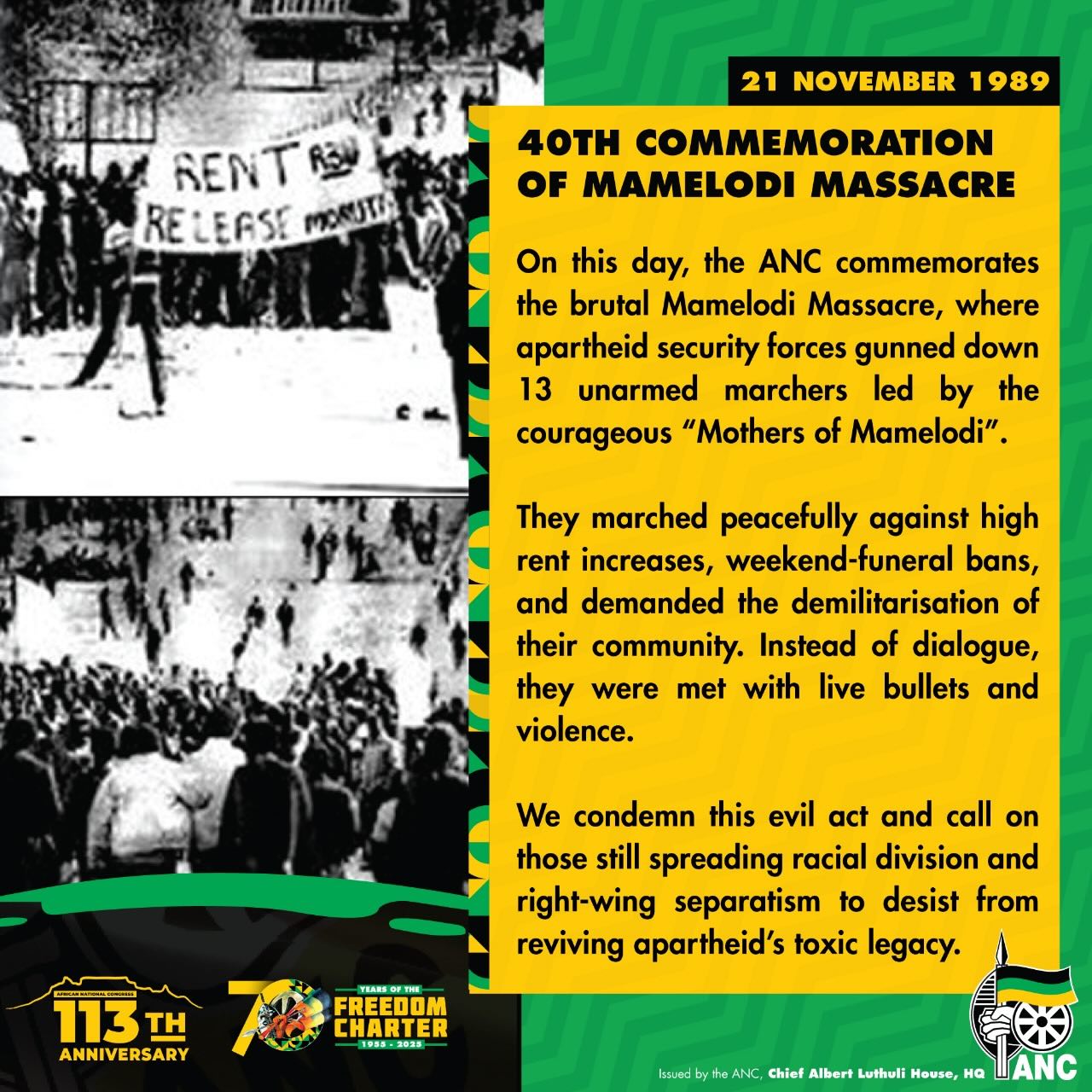 MyANC - On this day, the ANC commemorates the brutal Mamelodi Massacre ...