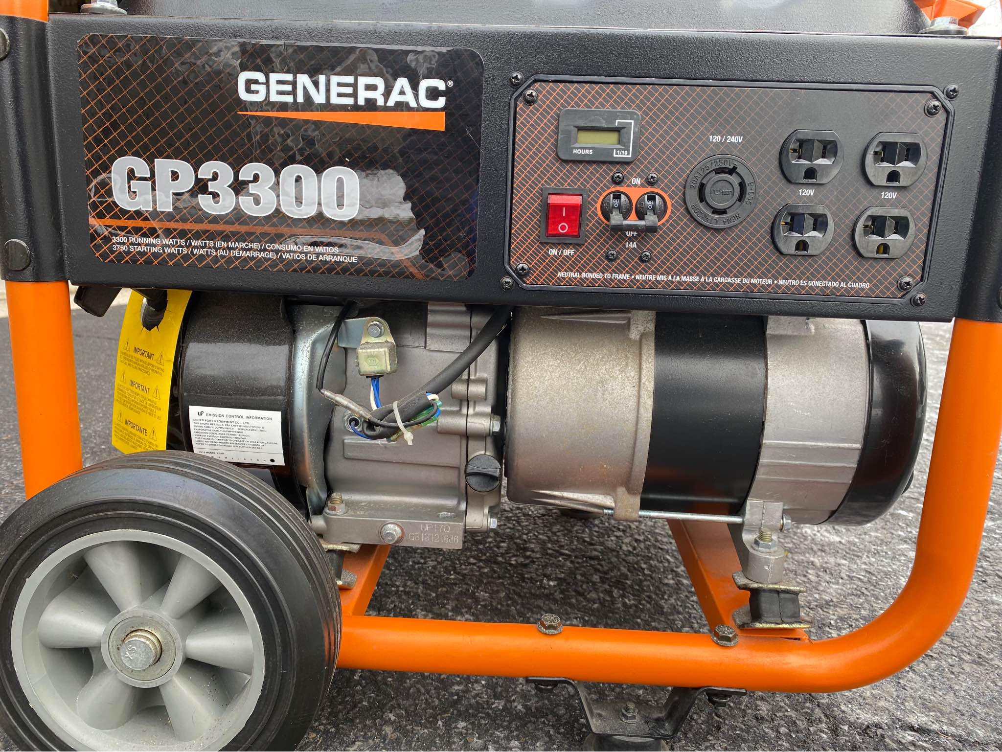 Generac GP3300 Generator -Never been used (several years old ...