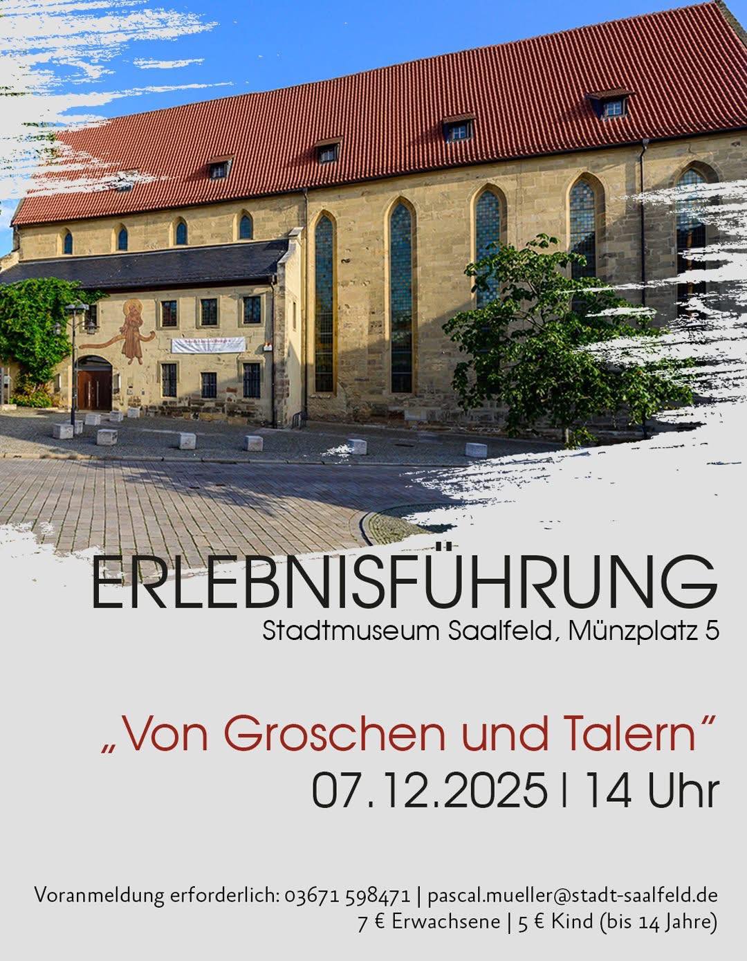 Saalfelder - Bei uns gibt es jeden Monat eine Erlebnisführung für Klein ...